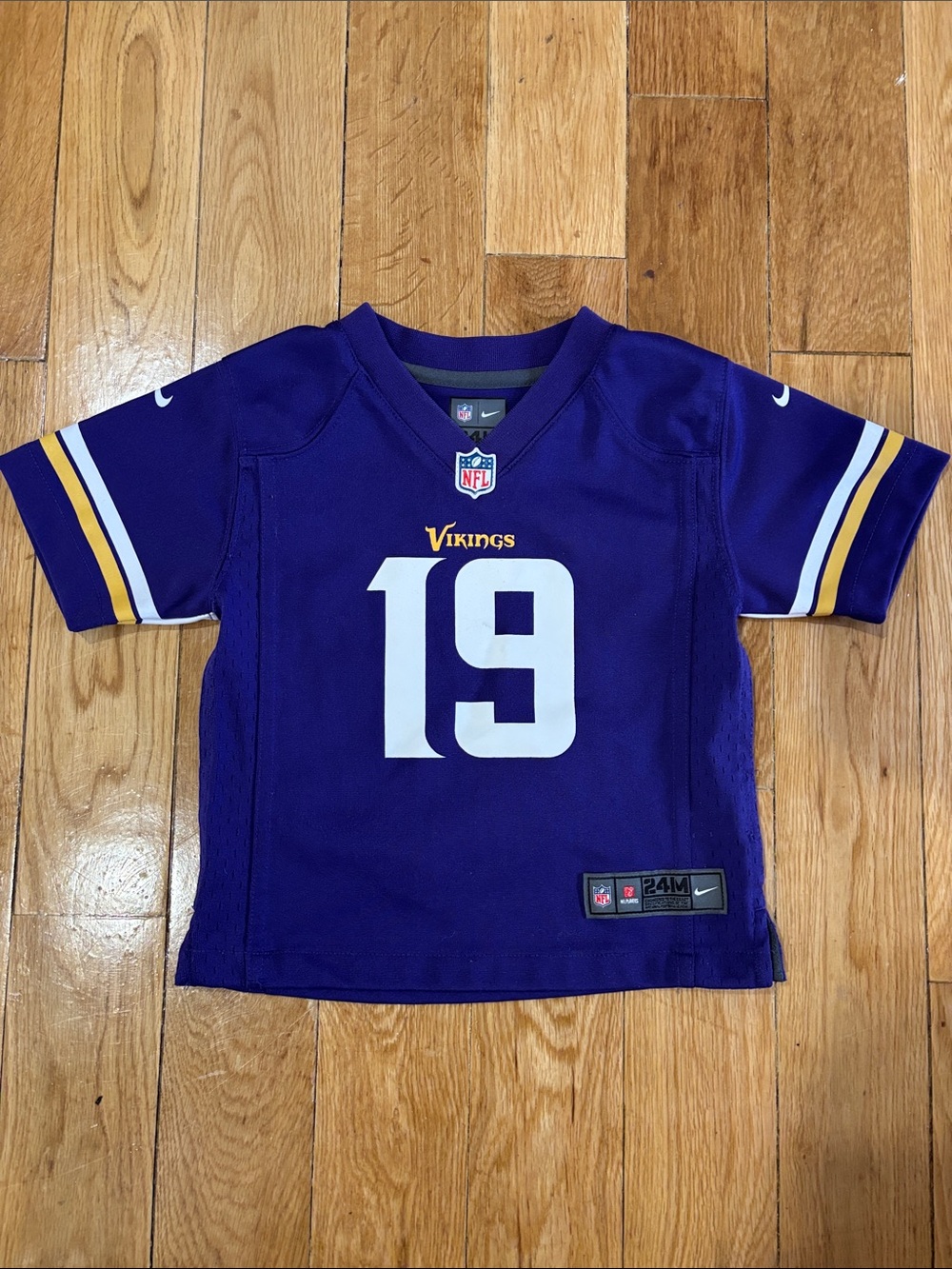 Nike Purple Minnesota Vikings #19 Thielen Toddler Football Jersey